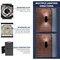 Luxrite Dusk to Dawn LED Modern Outdoor Wall Light 10in up/Up and Down 3CCT 3000K-5000K 15/20/24W IP65 ETL LR40345-1PK - alternate 5